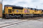 UP 8710 is Second Out on an Eastbound Freight   